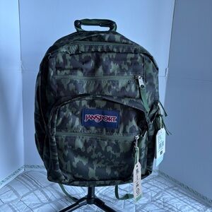 Jansport Big Student Camo Illusion Laptop Backpack, NWT. JS0A47JK